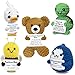 AicooFest Easter Basket Essentials Positive Crochet Animals Emotional Support Crochet Animals with Positive Messages Mini Positive Turtle Duck Shark Encouragement Gifts for Women Men Friends Employees Adult - Image 2