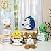 AicooFest Easter Basket Essentials Positive Crochet Animals Emotional Support Crochet Animals with Positive Messages Mini Positive Turtle Duck Shark Encouragement Gifts for Women Men Friends Employees Adult - Image 4