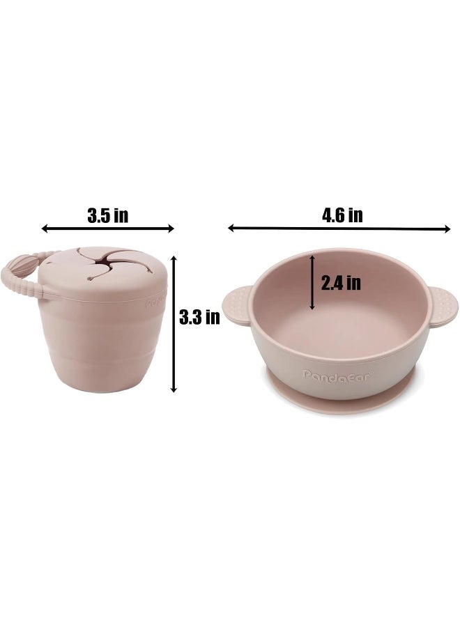 PandaEar 9-Piece Silicone Baby Feeding Set - Image 5