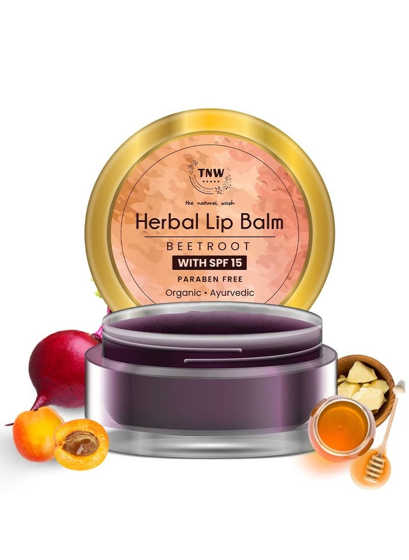 TNW - The Natural Wash - TNW The Natural Wash Herbal Beetroot Lip Balm 5 gm - Image 1