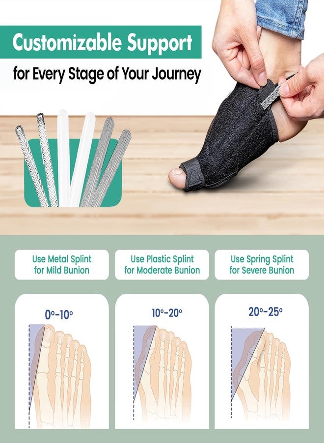 RFAQK 11pcs Bunion Corrector for Women & Men - Bunion Relief Kit with Toe Separators and Bunion Splints Hammer and Big Toe Separator, Spacers and Straighteners, Exercise Strap for Hallux Valgus Correction - Image 4