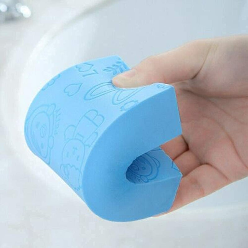 Diazola New Bath Sponge Face Scrubber for Women and Men Dead Skin Remover Sponge For Body Japanese Spa Cellulite Massager Pack of 2 - Image 5