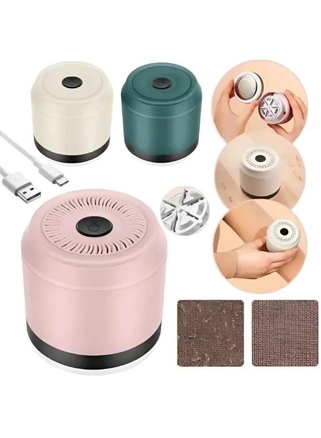 هابي هوم مزيل وبر كهربائي للملابس والبطانيات والستائر والأرائك – مزيل الزغب والشعر والغبار – شفرة فولاذية 6 شفرات آمنة على الأقمشة – بطارية ليثيوم قابلة للشحن طويلة الاستخدام – جهاز سهل الاستخدام لتنظيف الملابس الشتوية والأقمشة الناعمة - Image 1