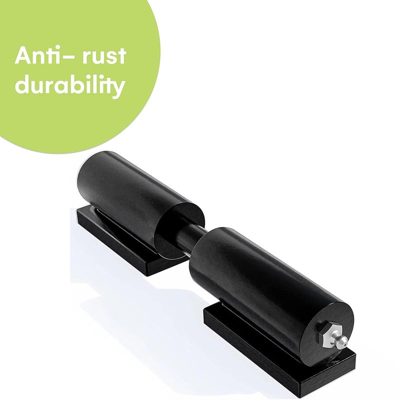 Noa Heavy Duty Gate Hinges for Metal Gates - Retractable Driveway Guard - 5" Barrel Hinges - 2-Pack 450lb Capacity Weldable Hinges - Stainless Steel Hardware - Image 5