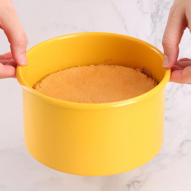SUPVOX Nonstick 8 Inch Round Baking Pan Detachable Oven Safe Bakeware - Image 5