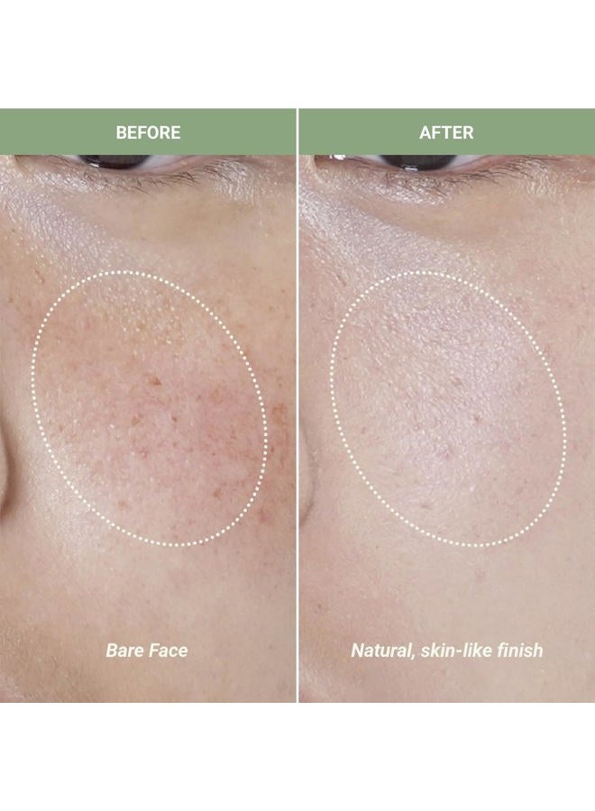 Meebak Cica Redness Solution Lite – Green Color Correcting CC Cream for Redness Relief w/Niacinamide & Centella Asiatica, Korean Tone Up Cream, Tinted Moisturizer for Sensitive, Fair to Medium Skin - Image 5