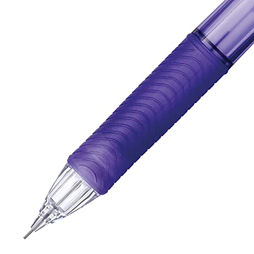 Pentel قلم رصاص ميكانيكي بنتل إنرجيز-X (0.5 مم) أسطوانة بنفسجية، علبة من 12 (PL105V) - Image 5
