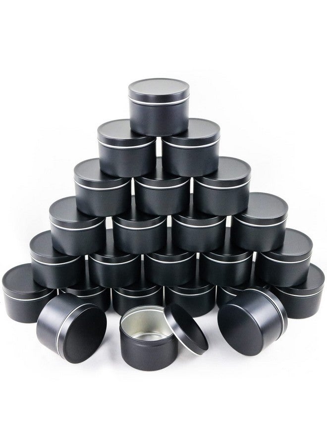 EricX Light Candle Tin 24 Piece 8 Oz For Candle Making Black - Image 1