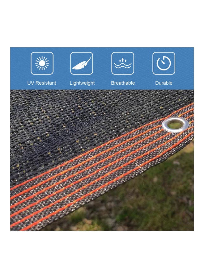 NIBEMINENT Shade Cloth Cover Wtih Elastic TieKennel Yard Swimming Pool Black - Image 5