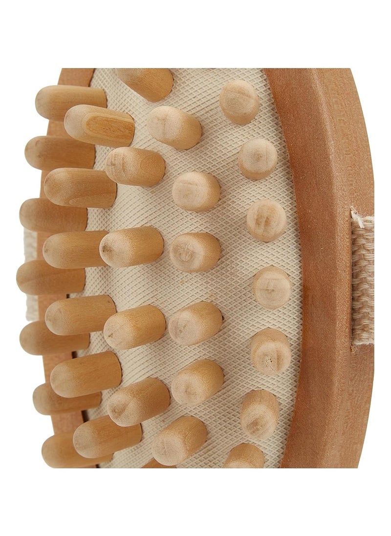 Aqua Massage Aqua Massage-Corpo Naturale Relax-988-N Wooden Brush – Ergonomic Design, Versatile Whole-Body Massage, Stress Relief, Ideal for Individual  - Image 2