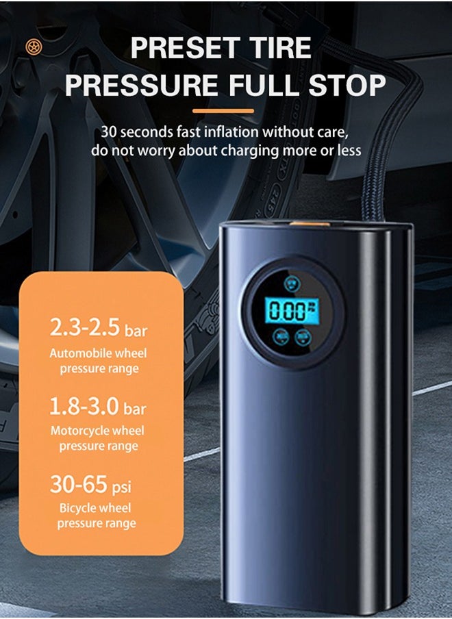 DMG TECH Auto Tire Air Pump LCD Screen is Suitable for Cars, Bicycles, Air Cushions, Etc  - Image 3