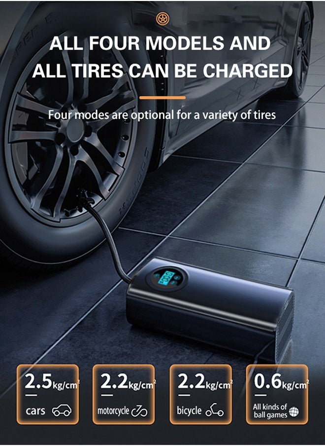 DMG TECH Auto Tire Air Pump LCD Screen is Suitable for Cars, Bicycles, Air Cushions, Etc  - Image 5