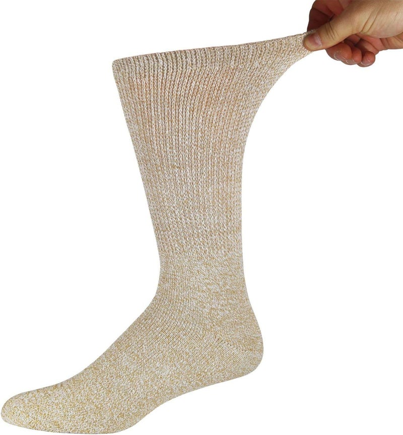 Brooklyn Socks 6 Pairs of Thermal Merino Wool Warm Diabetic Socks Assorted Shoe Size US Men 9115Women 1113 - Image 4