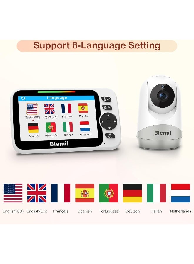 Blemil Baby Monitor with Camera and Audio - Image 4