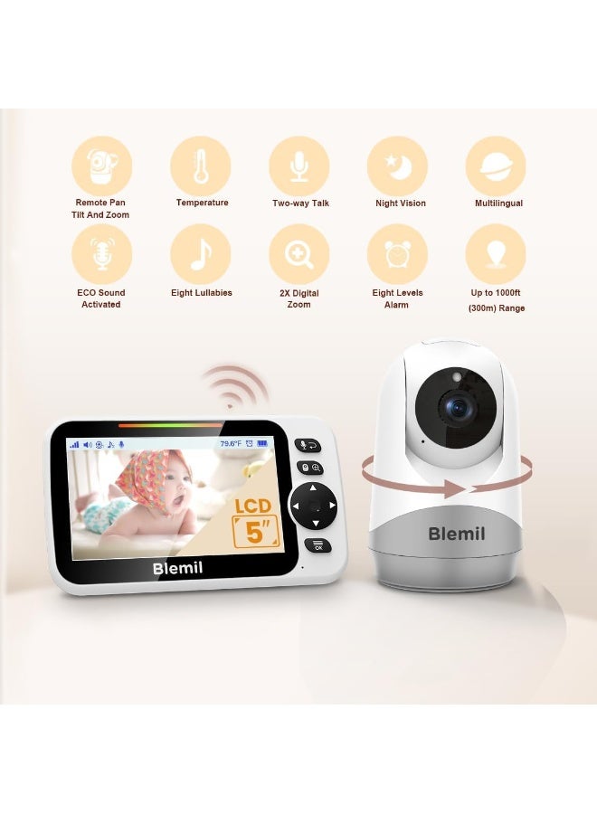 Blemil Baby Monitor with Camera and Audio - Image 2