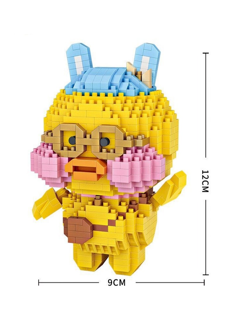 840pcs Little Yellow Duck Model Set Building Blocks Leisure Stress Relief Assembly Toys Children Adult Home Decorations - Image 2