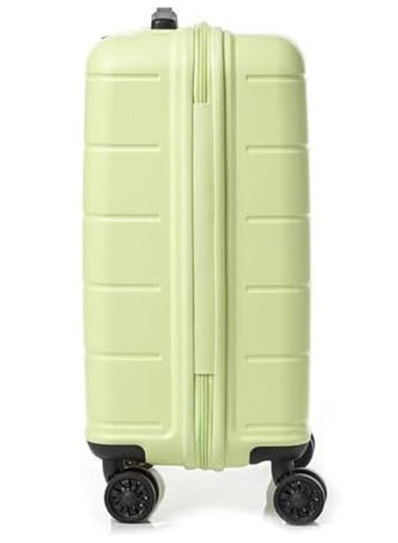 AMERICAN TOURISTER hundo suitcase, 2pc set (55 + 81 cm), 4 spinner wheels, hard top, polypropylene, frozen matcha|spacious interior|duosaf™ security zipper|tsa combination lock - 3 years international warranty - Image 4