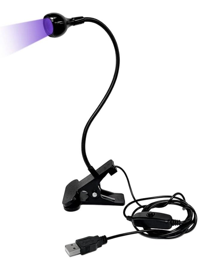 zoba Portable Nail Dryer Lamp, LED Nail Dryer Lamp for Gel Polish, USB Charging and Clip - Image 2