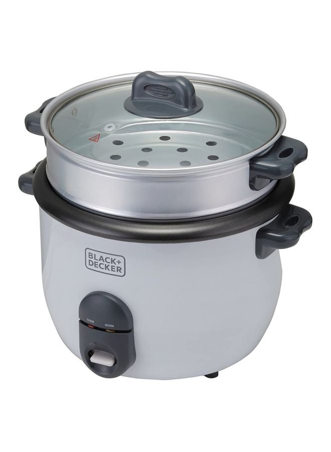 BLACK+DECKER Electric Rice Cooker 1.8L 1.8 L 700 W RC1860-B5 Silver - Image 3