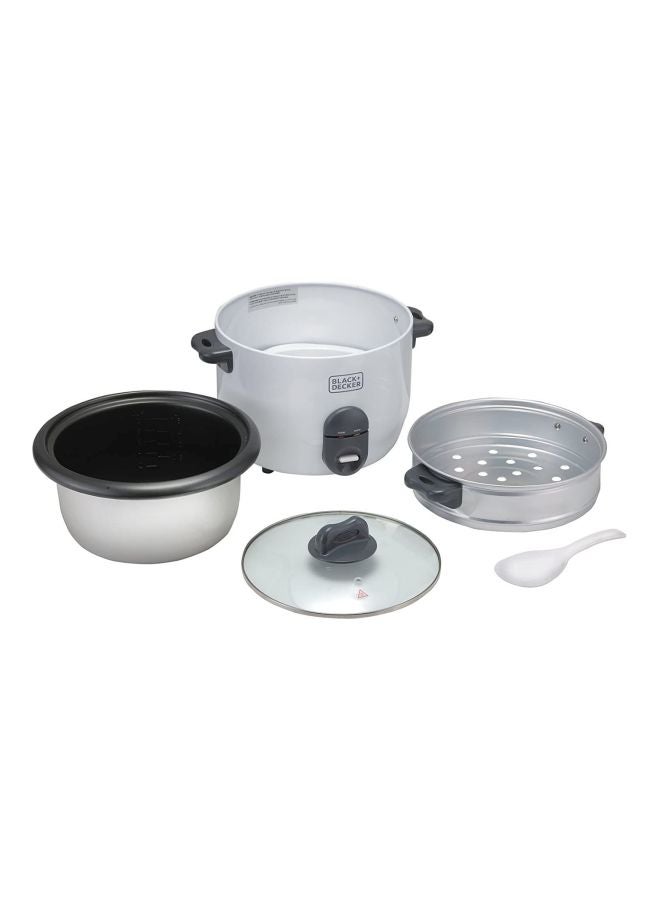 BLACK+DECKER Electric Rice Cooker 1.8L 1.8 L 700 W RC1860-B5 Silver - Image 4