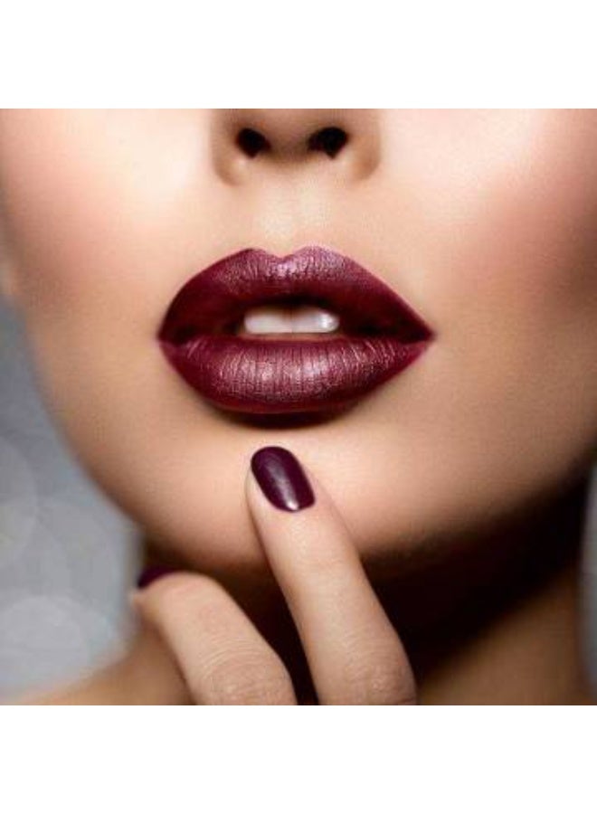 Delfy Lipfix Gold Liquid Lipstick Color Marsala Glitter 8g - Image 3