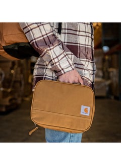 carhartt Carhartt Insulated 4-Can Lunch Cooler for Men and Women, Fully Insulated and Water Resistant, Essential Lunch Cooler (Carhartt Brown)  - Image 3