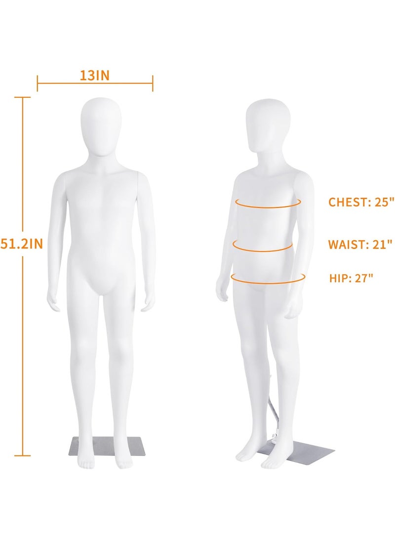 Child Mannequin | 8 Years | Standing Pose | Durable Fiberglass | Realistic Kids Display Model for Shops & Exhibitions - Image 2
