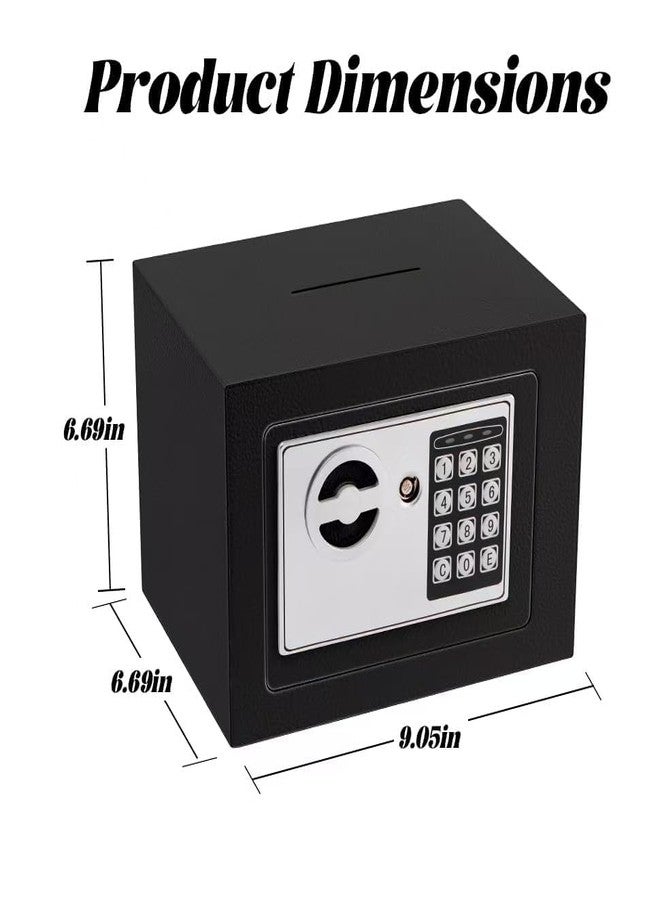 KANAbee Digital Safe Locker with Code & Key Lock for Home, Office & Hotel Use Anti-Theft Security Box for Jewellery, Cash, and Documents - Image 3