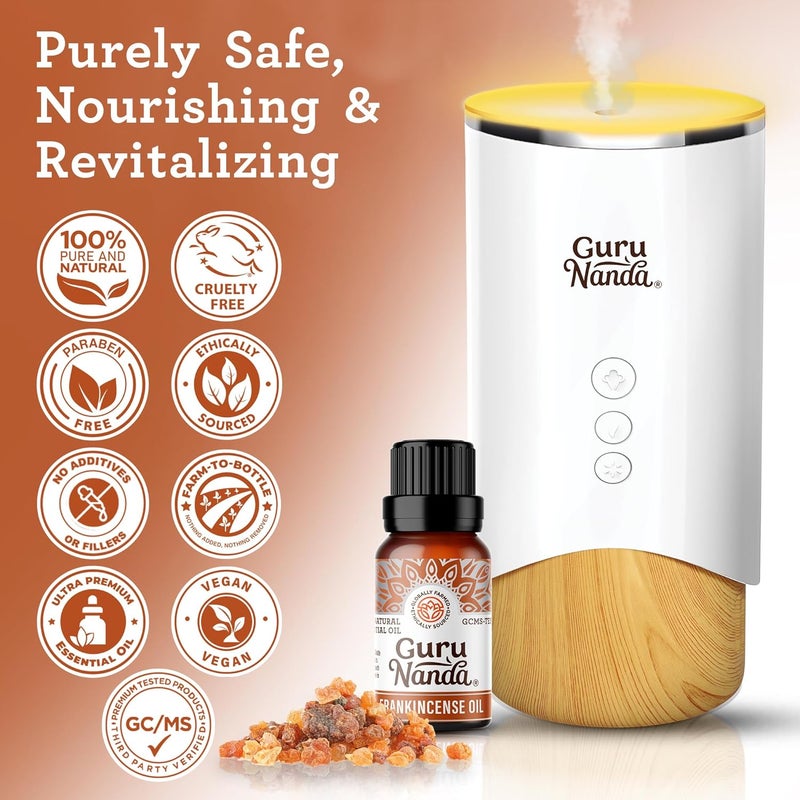 GuruNanda Frankincense Essential Oil (0.5 Fl oz) - 100% Pure, Natural and Undiluted Diffuser Oil for Aromatherapy, Massages & DIY Recpies - Supports Join Health & Promotes Radiant Skin - Image 5