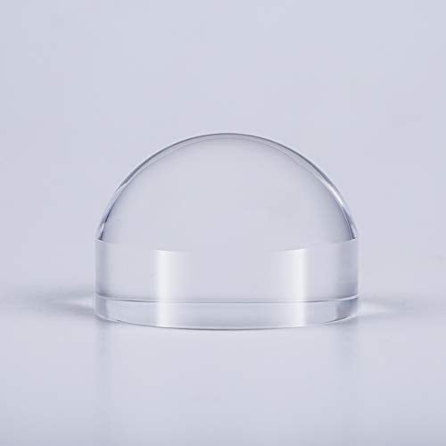 BIJIA 2.5" 65mm Optical Acrylic Portable Paperweight Magnifier Extremely Clear Reading Aid Magnifying Glass Dome Easy to Glide for Reading Books,Map,Newpapers. - Image 3
