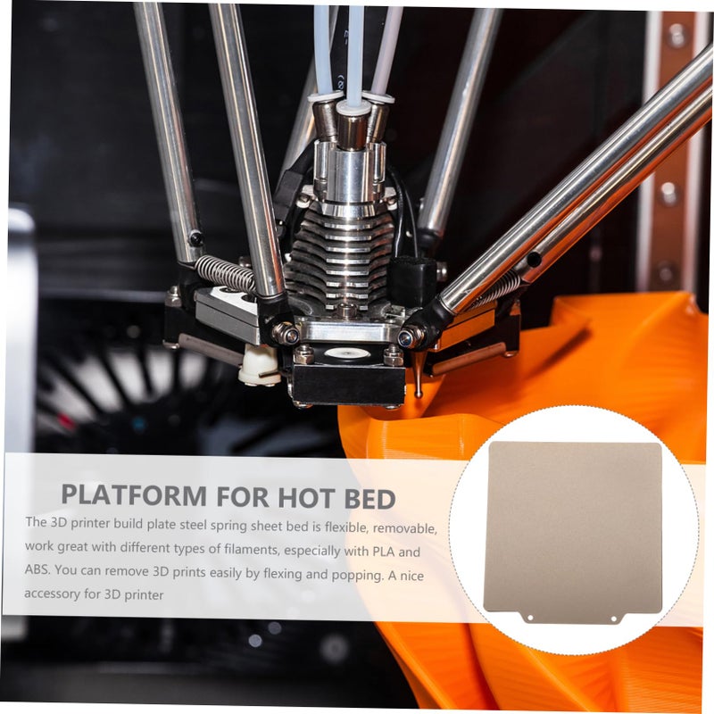 Heated Bed Steel Plate Set Flexible Build Surface Anti Warping for 3D Printer - Image 3