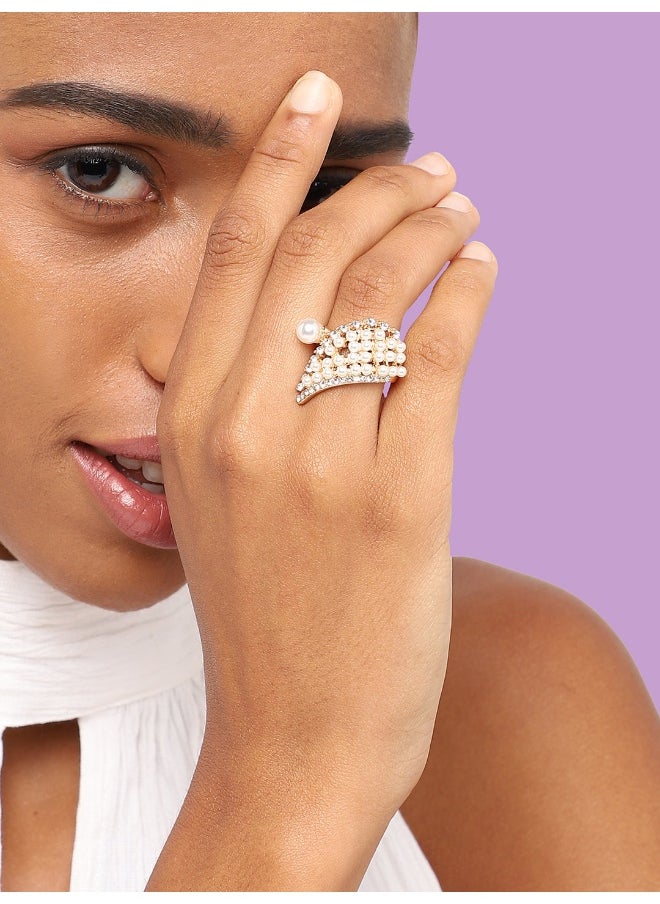 SOHI Party Cocktail Ring  - Image 2