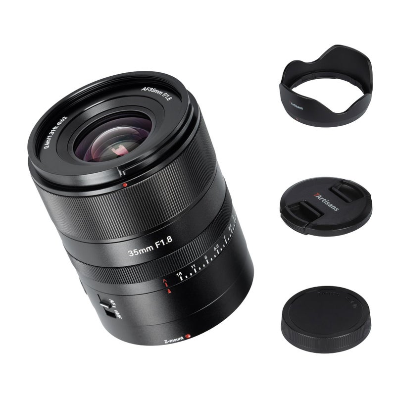 7artisans AutoFocus 35mm F18 Full Frame LensF18 Large ApertureSupport AutomaticManual Compatible for Nikon Z Mount Z9Z8Z7Z72Z6Z62Z63ZfZ5Z5 II Mirrorless Camera - Image 2