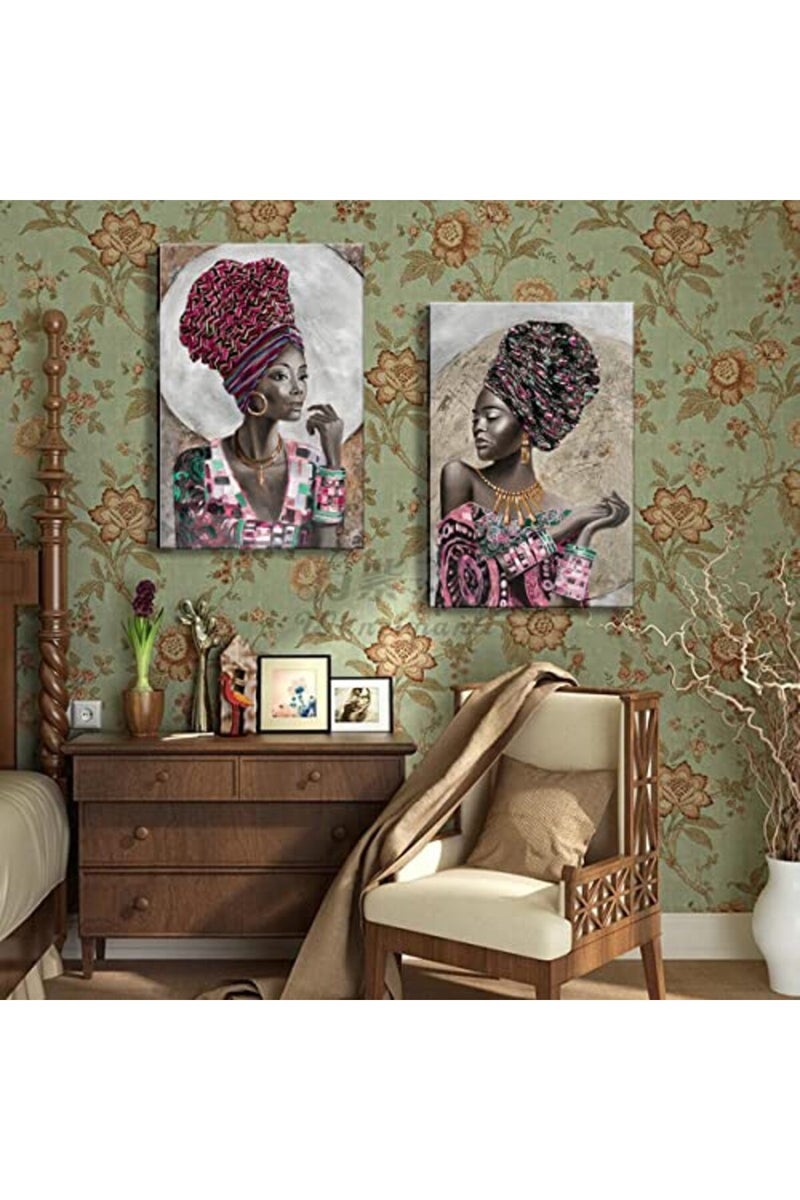 NCYEL Framed African American Wall Art - 2 Piece Set - Image 4