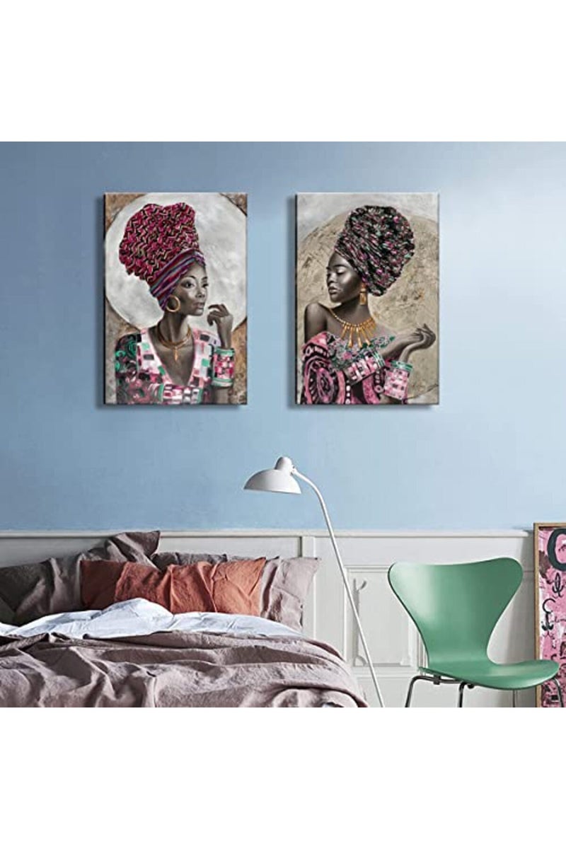 NCYEL Framed African American Wall Art - 2 Piece Set - Image 2
