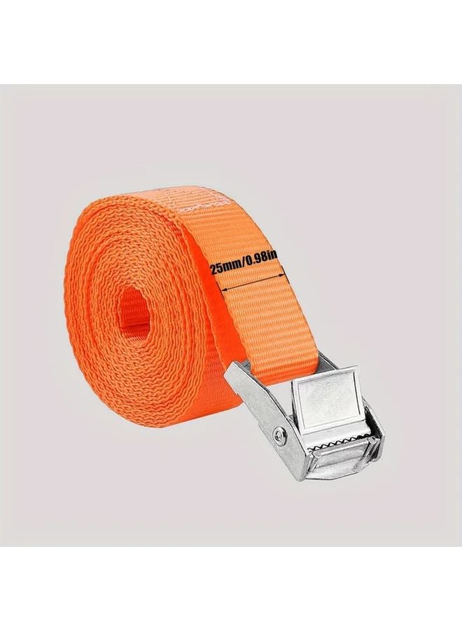 10FT Heavy Duty Ratchet Straps For Cargo Trucks Trailer Motorcycle Lashing Tie Down - Image 3