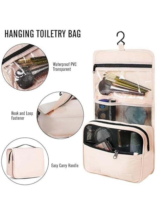 Arabest - Travel with Ease: 8 Packing Cubes & Organizer Bags for Women - Perfect Gift for Mom. Includes Toiletry and Shoe Bag, Ideal for Cruise Ship Vacations.必须包含8 Must-Have Organizers. - Image 1