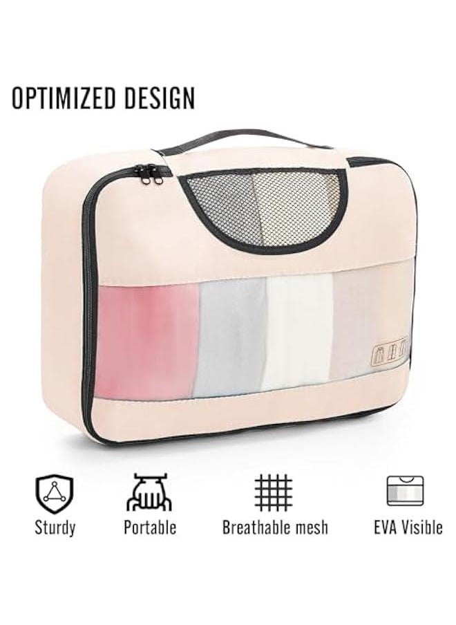 Arabest - Travel with Ease: 8 Packing Cubes & Organizer Bags for Women - Perfect Gift for Mom. Includes Toiletry and Shoe Bag, Ideal for Cruise Ship Vacations.必须包含8 Must-Have Organizers. - Image 1