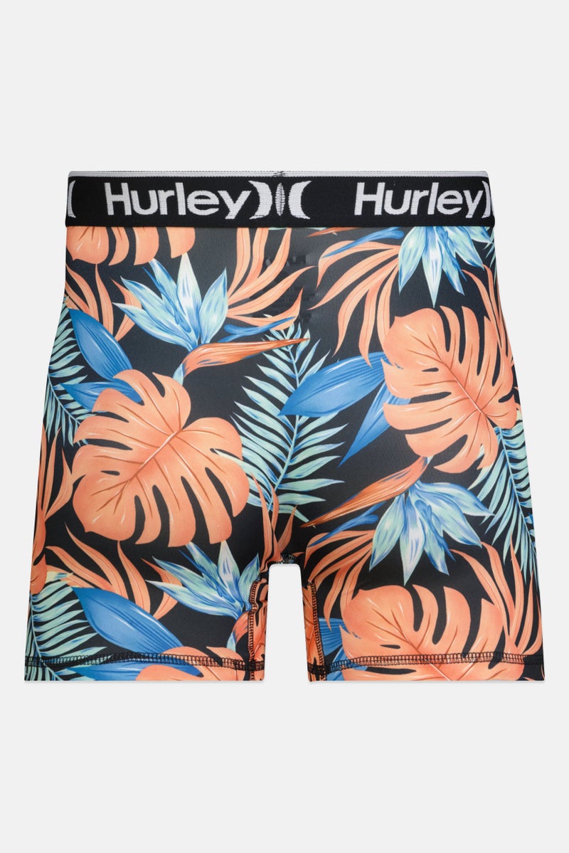 Hurley Men 3 Pcs Brand Logo Boxer Brief Set, Multicolor - Image 4