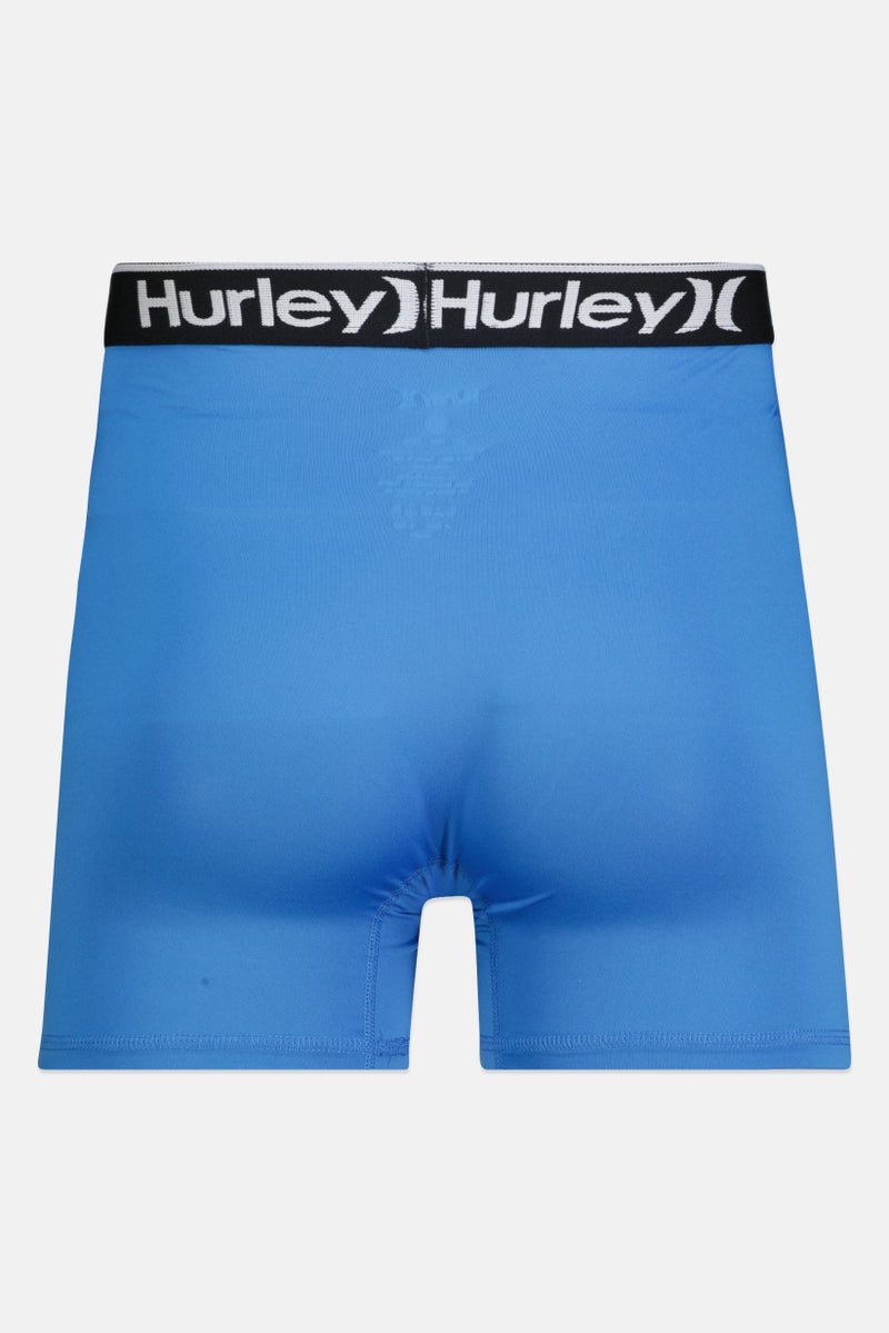 Hurley Men 3 Pcs Brand Logo Boxer Brief Set, Multicolor - Image 3