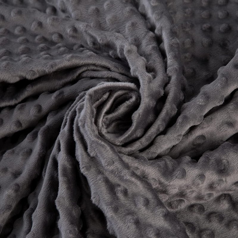 yescool Weighted Blanket for Adults (25 lbs, 60" x 80", Charcoal Gray) Cooling Heavy Blanket for Sleeping Perfect for 140-160 lbs, Queen Size Breathable Blanket with Premium Glass Bead - Image 4