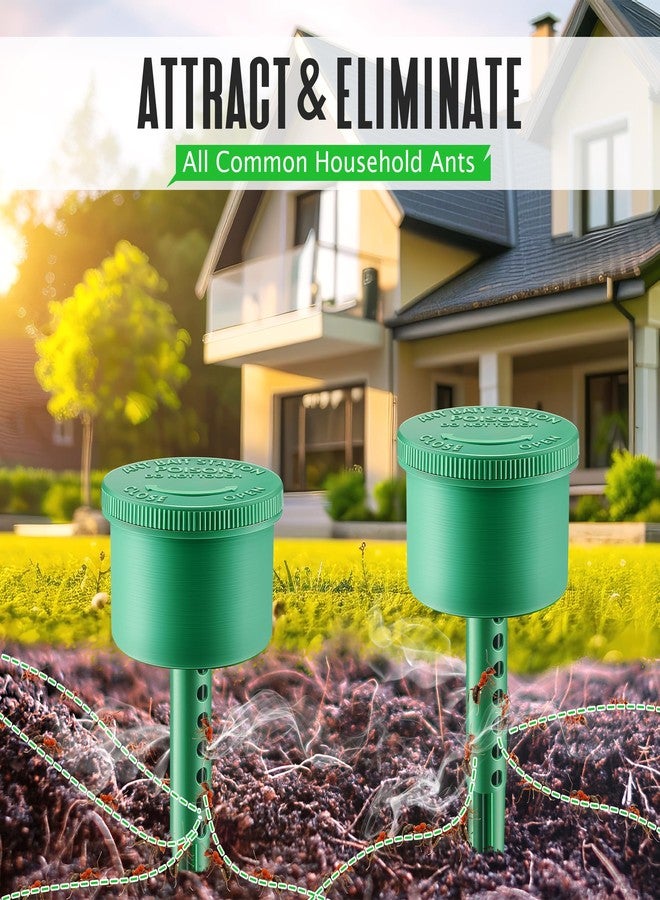 Qualirey - 2 Pack Ant Hook Station Reusable (hook not included), Multi-Surface Ant Killer for Home, Ant Control for Outdoor Use, Eliminates - Image 2