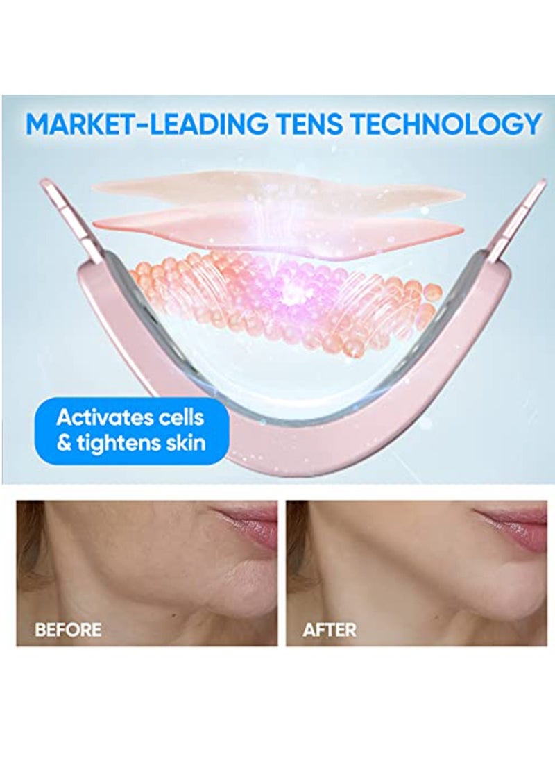 Captaintech Electric Intelligent V-Shape Face Shaping Massager, Double Chin Reducer, Anti Aging Wrinkles Chin Slimming V Line Face Lifting Machine, Improve Facial Contour and Skin  - Image 5