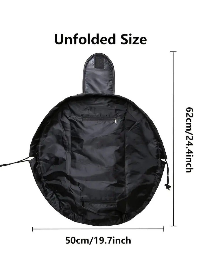 أوريتي حقيبة مكياج الرباط حقيبة مستحضرات التجميل السحرية مع حقيبة مكياج مسطحة كسول السفر حقيبة منظم مكياج - Image 4