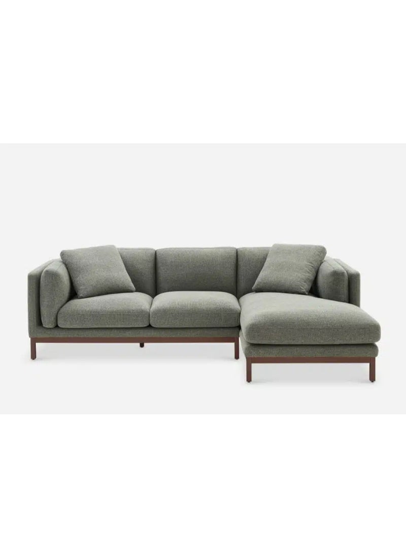 Owen Chase L-Shaped Corner Sofa with Reclining Section - Modular Design - 81x166x256 cm