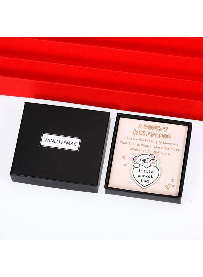 Vanlovemac Bear Pocket Hug Gift for Women Boyfriend Best Friends Girlfriend Men Cute Funny Gift for Sister Girls Family Son Daughter Keepsake Valentines Christmas Birthday Thinking of You Token Coin Small Gifts - Image 5