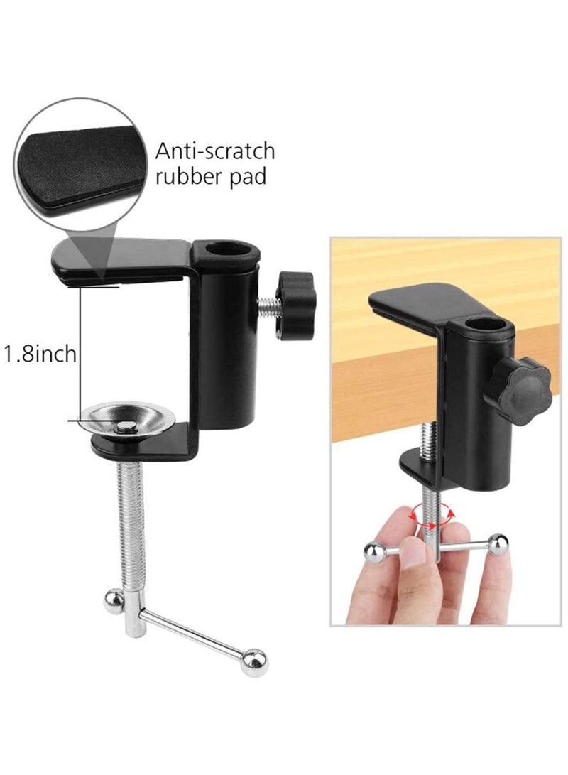 SHOPEE Overhead Video Stand Phone Holder Articulating Arm Phone Mount Table Top Scissor Boom Arm Articulating Phone Stand Tablet Phone Holder for Streaming Phone Baking Crafting Videos and More - Image 4
