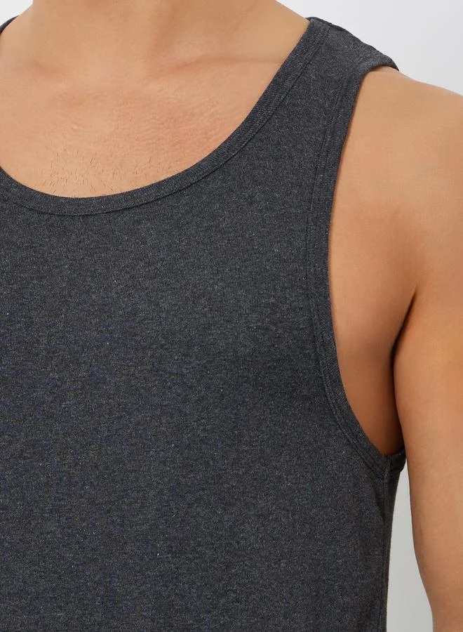 Styli  Pack of 2 - Solid Cotton Vest for Men | Best Price UAE