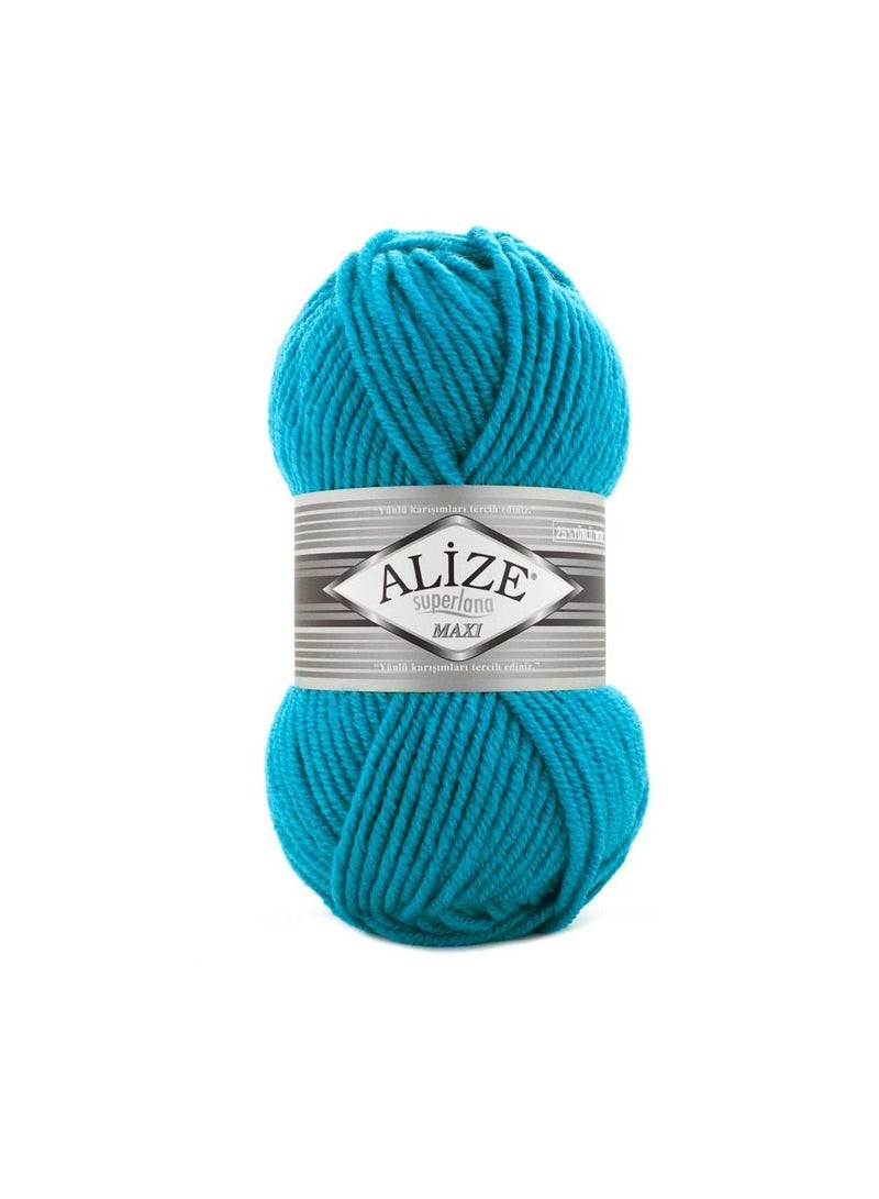 ALIZE Superlana Maxi Yarn 484 Turquoise
