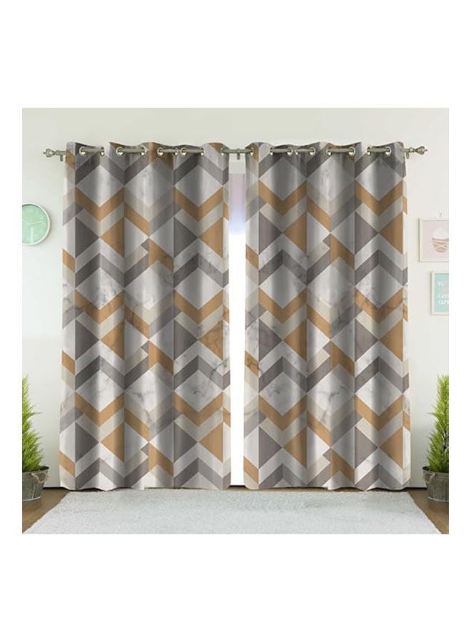 Intex Curtains House Linen Velvet Fabric Light-Filtering Window Curtain With Steel Grommets 1 Pcs  - Image 1